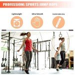 Redify Jump Rope,Jump Ropes for Fitness for Women Men and Kids,Speed Jumping Rope for Workout with Ball Bearings,Adjustable Skipping Rope for Exercise&Slim Body at Home School Gym (Red,Blue)