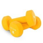 Yes4All 8lbs Neoprene Dumbbell Pair - Orange