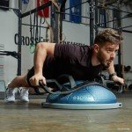 Bosu Pro NexGen 25IN Home Fitness Exercise Gym Balance Trainer with Pump, Blue