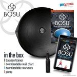 Bosu Balance Trainer Exercise Ball, Fitness Equipment for Home Exercise, 26-Inch, Black