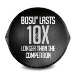 Bosu Balance Trainer Exercise Ball, Fitness Equipment for Home Exercise, 26-Inch, Black