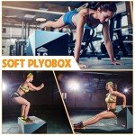Yes4All 3 in 1 Foam Plyometric Jump Box - Jump Training & Conditioning - Heavy - 16x18x20, Light Blue