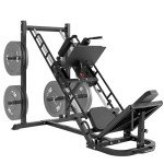 Dripex Leg Press Machine, Leg Press Machines for Home Gym with Roller Bearing,Professional Adjustable Leg Press Hack Squat Machine Combo with 4 Weight Plate Storage Holders for Full Lower Body Workout