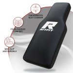 RitFit Leg Press Hack Squat Machine, Professional Adjustable Leg Press Machine for Home Gym with Linear Bearing, Specialty Hack Squat Machine for Full Lower Body Workout with Weight Storage Posts, Red