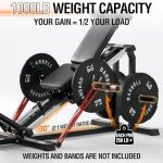 Mikolo Leg Press Hack Squat Machine, 30-Degree Compact Leg Press Machine for Home Gym, Hack Squat Machine with Removable Shoulder Pad, Lower Body Workout Equipment ( Combo Machine)