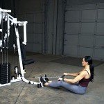 Body-Solid Multi-Station, Single Weight Stack Home Gym Machine, Arm & Leg Strength Training Functional Exercise Workout Station, 210lbs. Black Weight Stack