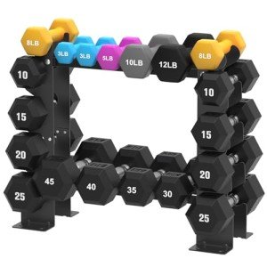 5-Tier Dumbbell Rack for Home Gym Storage