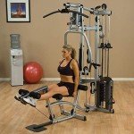 Body-Solid Powerline (P2LPX) Multi-Station Single Weight Stack Home Gym Machine, Arm & Leg Strength Training Functional Exercise Workout Station for Weight Lifting and Bodybuilding with Leg Press