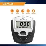 Marcy Exercise Upright Fan Bike for Cardio Training, Adjustable Recumbent Bike, Stationary Bikes For Home, Black AIR-1