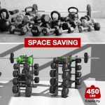 5-Tier Dumbbell Rack for Home Gym Storage