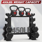 5-Tier Dumbbell Rack for Home Gym Storage