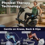 Teeter FreeStep Recumbent Cross Trainer Stepper, Zero-Impact Exercise Bike Alternative w/Patented Physical Therapy Stride, Up to 350lb, Free App w/Trainer Workouts