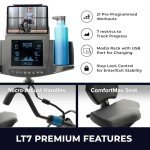 Teeter FreeStep Recumbent Cross Trainer Stepper, Zero-Impact Exercise Bike Alternative w/Patented Physical Therapy Stride, Up to 350lb, Free App w/Trainer Workouts