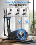 Niceday Elliptical Exercise Machine, Elliptical Machine for Home, Elliptical Training Machine with 15.5IN Stride, Magnetic Elliptical Trainer with16 Resistance Levels, 400LBS Loading Capacity Black