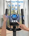 Niceday Elliptical Exercise Machine, Elliptical Machine for Home, Elliptical Training Machine with 15.5IN Stride, Magnetic Elliptical Trainer with16 Resistance Levels, 400LBS Loading Capacity Black
