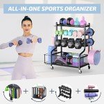 PLKOW Dumbbell Weight Rack for Home Gym Storage