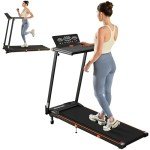 Hccsport Foldable Treadmill With Incline, Removable Desk Workstation, 3.0 HP 3-in-1 Compact Folding Small Walking Treadmill, 300 Lbs Capacity for Home Office