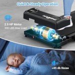 THERUN Walking Pad Treadmill, 2.5 HP Under Desk Treadmill, 2 in 1 Foldable Treadmill for Home, Walking Pad with Handle Bar, 15" Widened Running Belt, Treadmill with Remote Control & LED Touch Screen