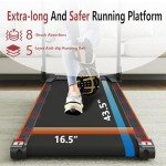 Hccsport Foldable Treadmill With Incline, Removable Desk Workstation, 3.0 HP 3-in-1 Compact Folding Small Walking Treadmill, 300 Lbs Capacity for Home Office