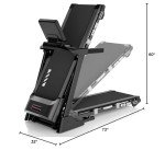 Treadmills for Home 400 lb Capacity, Heavy Duty Treadmill with Auto Incline 15%, Professional Treadmill 350+ lb with 3.5 hp Motor, Bluetooth Audio