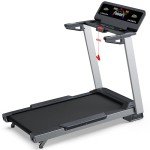 WELLFIT Home Treadmill, 2 Level Incline Heavyduty Treadmill with Pulse Sensor, 4.0 HP, 10 MPH, 450 lbs Capacity, 20'' x 45'' Running Area Treadmill with Bluetooth Player & LED Display