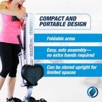 Stamina BodyTrac Glider 1050 Hydraulic Rowing Machine with Smart Workout App - Rower Workout Machine with Cylinder Resistance - Up to 250 lbs Weight Capacity