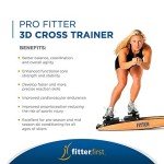 Fitterfirst Pro Fitter Downhill Ski Trainer and 3D Cross Trainer