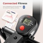 Sunny Health & Fitness SF-E902S Air Walk Pro Trainer Elliptical Machine Glider w/LCD Monitor, 220 LB Max Weight and 30 Inch Stride