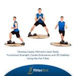 Fitterfirst Pro Fitter Downhill Ski Trainer and 3D Cross Trainer