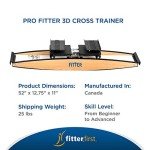 Fitterfirst Pro Fitter Downhill Ski Trainer and 3D Cross Trainer