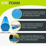 ProsourceFit Flex Foam Rollers for Muscle Massage, Physical Therapy, Core & Balance Exercises Stabilization