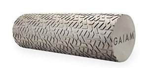 Gaiam Restore Foam Roller for Muscle Massage - Textured Muscle Massager for Stimulation, Total Body Pain Relief for Back, Neck, Foot, Calf, Leg, Arm - Deep Tissue Massager for Sore Muscles (18 Inches)