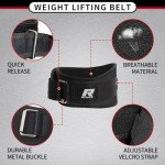 RitFit Weight Lifting Belt - Great for Squats, Lunges, Deadlift, Thrusters - Men and Women - 6 Inch Black/Camouflage