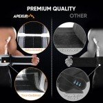 APEXUP Weight Lifting Belt, 4 Inch Quick Locking Gym Belt Fitness Weightlifting Belt for for Squats, Weightlifting and Strength Training (Large, Black)