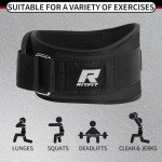 RitFit Weight Lifting Belt - Great for Squats, Lunges, Deadlift, Thrusters - Men and Women - 6 Inch Black/Camouflage