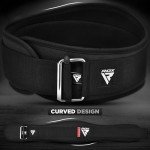 RDX Weight Lifting Belt AUTO Lock, 6.5” Padded Back Support, Men Women Gym Fitness Strength Training, Bodybuilding Powerlifting Weightlifting Workout, Deadlift Squat, Pro Exercise Equipment