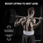 APEXUP Weight Lifting Belt, 4 Inch Quick Locking Gym Belt Fitness Weightlifting Belt for for Squats, Weightlifting and Strength Training (Large, Black)