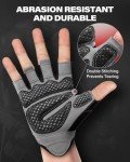 VINSGUIR Workout Gloves for Men and Women, Weight Lifting Gloves with Excellent Grip, Lightweight Gym Gloves for Weightlifting, Cycling, Exercise, Training, Pull ups, Fitness, Climbing and Rowing