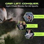 Rage Fitness Premium Gym Chalk, Pure Magnesium Carbonate Chalk for Excellent Grip, Weightlifting, Gymnastics, Rock Climbing - Block Chalk 1 LB