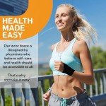 Wannent Wrist Brace,Carpal Tunnel Wrist Brace Wrist Wraps Ultra Thin Elastic Wrist Brace Compression Wrist Straps Wrist Support for Carpal Tunnel Arthritis Tendonitis Sprains Wrist Pain（M-Black）