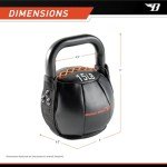 Bionic Body by Marcy Soft Kettlebell with Handle for Weightlifting, Conditioning, Strength and core Training 15lb BBKB-15