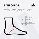 adidas Ankle Support Sleeve - Ankle Sleeve for Training, Competitions, and Support - Ergonomic Design, Durable Elastic Nylon Trim, Breathable Material - For all Fitness Levels - Black, Large