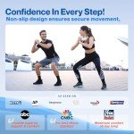 Modvel Foot & Ankle Brace Socks for Sprained Ankle Compression Sleeve - Plantar Fasciitis Relief Brace, Foot Support for Women & Men - Tendonitis & Arthritis Foot Sleeve, Stabilizing Ankle Wrap