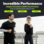 Ankle Brace Compression Sleeve for Men & Women (1 Pair) - Best Ankle Support Foot Braces for Pain Relief, Injury Recovery, Swelling, Sprain, Achilles Tendon Support, Plantar Fasciitis Socks