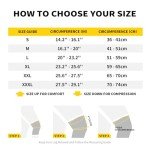 CAMBIVO 2 Pack Knee Braces for Knee Pain, Knee Compression Sleeve for Men and Women, Knee Support for Meniscus Tear, Running, Weightlifting, Workout, ACL, Arthritis, Joint Pain Relief (Black,Medium)