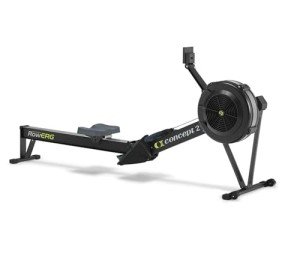Concept2 RowErg Model D Indoor Rowing Machine Gray Color with PM5 Monitor, Device Holder, Adjustable Air Resistance, Easy Storage