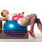 CHOKAS Kinesiology Tape 5m Roll, Elastic Therapeutic Sports Tape for Shoulder,Ankle,Elbow,Wrist,shin,Splints and Knee Support, Waterproof Physio Body Tape for Muscle Pain Relief, Boob Tape (Skin)