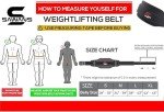 Weight Lifting Belt Gym Fitness Training Double Strength Neoprene 5.5 Inch Bodybuilding Workout Belt Men Women Support Powerlifting Squats Deadlifts Equipment (Small, Black)