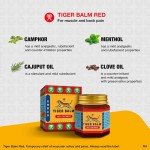 Tiger Balm RED Ointment Headache, Muscle Aches And Pains Relief Balm - 30g x 3