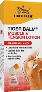 Tiger Balm Muscle and Tension Lotion with Targeted Applicator 80 ml